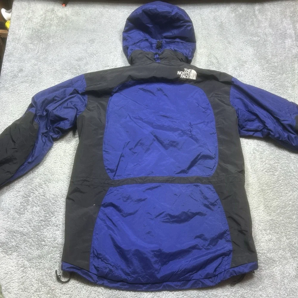 Vintage The North Face Jacket Mens L Blue Black Gore-Tex‎ Mountain Light Ski 90s